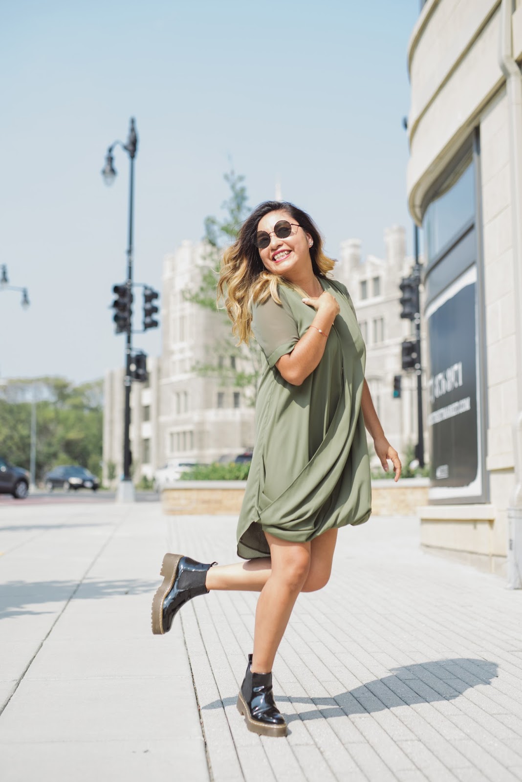 topshop dress, springfield town center 