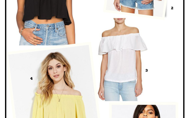 off the shoulder tops