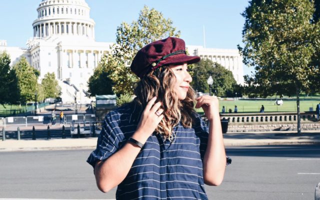 burgundy hat