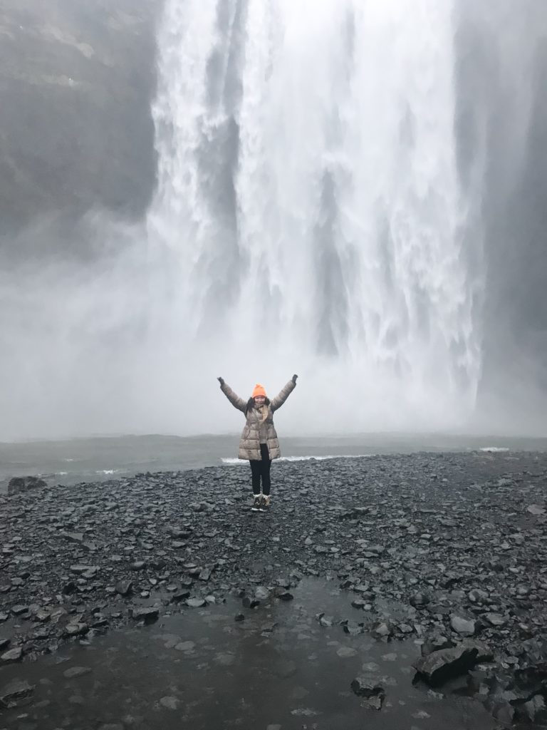 iceland waterfall